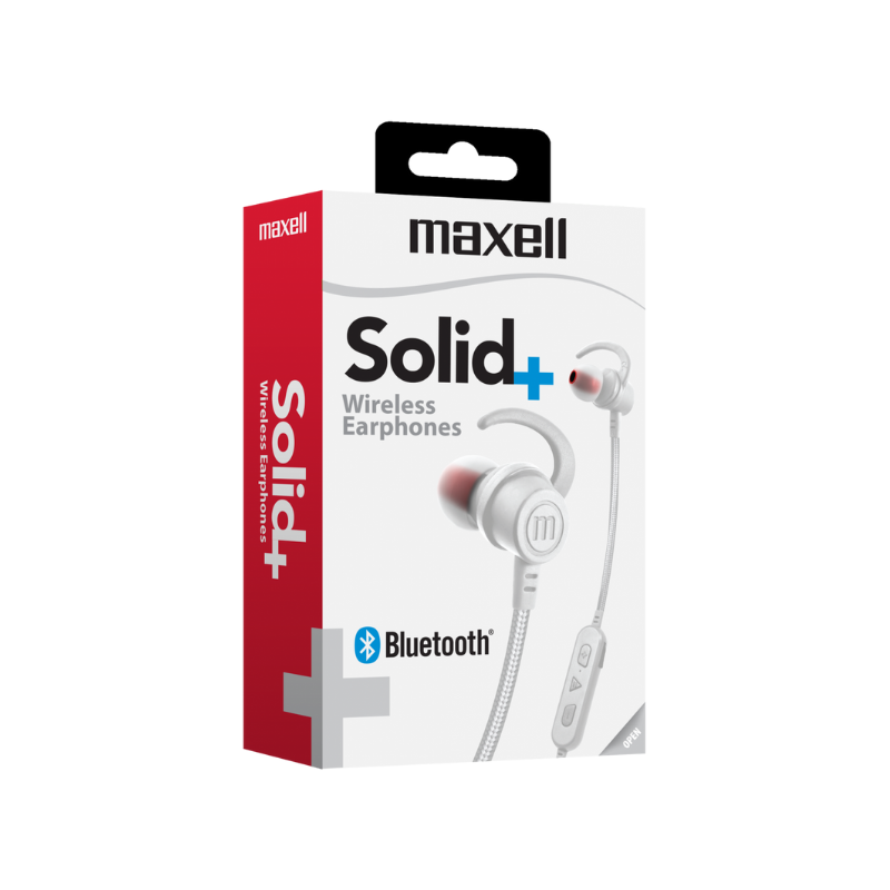 Auriculares Bluetooth Maxell Solid BT100 Blanco Tienda Numeral