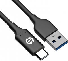 Cable de Carga USB tipo C Negro Carga Rápida de 2.4amp 2M